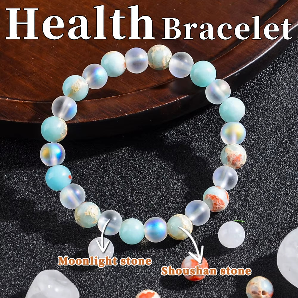 Elevate Your Wellness with the Elegant Shoushan Stone Health Bracelet