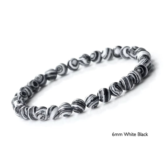 Elevate Your Spirit with the Blue Malachite Natural Stone Bracelet - Unisex Chakra Prayer Mala Beads for Yoga and Meditation