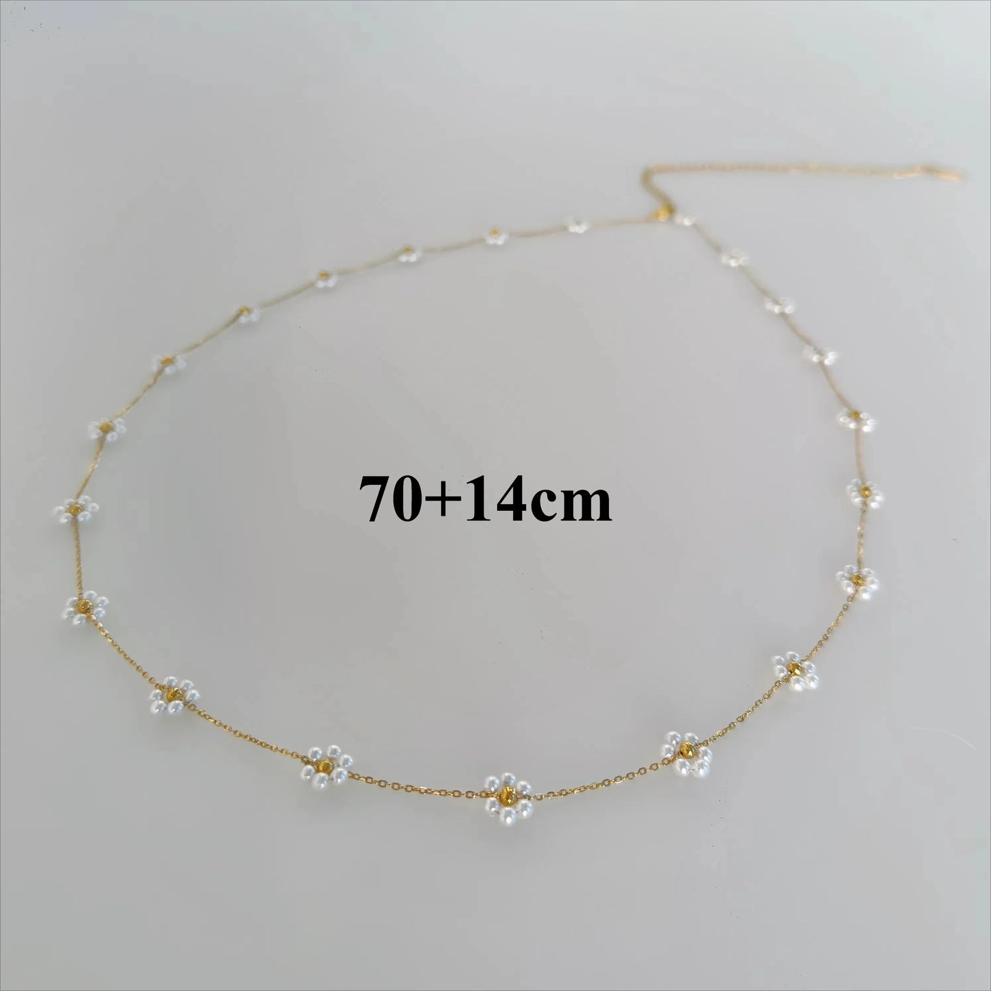 Waterproof Stainless Steel 18K Gold Plated Pearl Flower Belly Chain Bikini Jewelry Sexy Waist Beads Summer Accessories for Beach