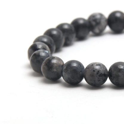 Chic Unisex Color Block Natural Stone Beaded Bracelet for Everyday Style